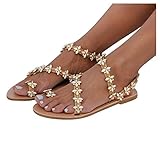 Women's Bohemian Flat Sandals Summer Casual Lace