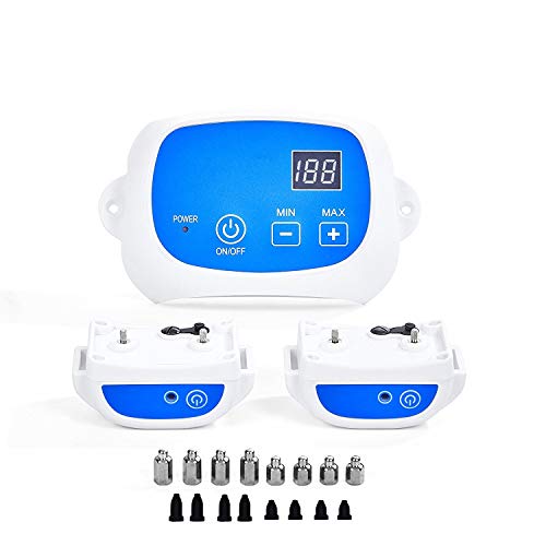 Maxtronic Portable Wireless Dog Fence, NO Wires to BURY-800FT Containment System with Rechargeable Receiver and Transmitter, The 3nd Generation GW-1
