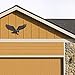 Whitehall Products Decorative Wall Eagle, 36-Inch, Black