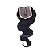 Ayana Brazilian Virgin Hair Double Lace Net Body Wave Middle Part 4X4 Lace Closure 100% Unprocessed Human Hair Lace Closure (8