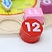 Toyssa Wooden Teaching Shape Sorting Clock Educational Toys Games for Kids 3 Years Old