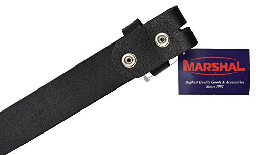 Vintage Full Grain Leather Belt Distressed Design Snap on Belt Strap (34)