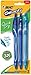 BIC Gel-ocity Quick-Dry Retractable Gel Pens, Medium Point, 0.7 mm, Blue/Blue/Turquoise Barrels, Blue/Blue/Turquoise Inks, Pack Of 3