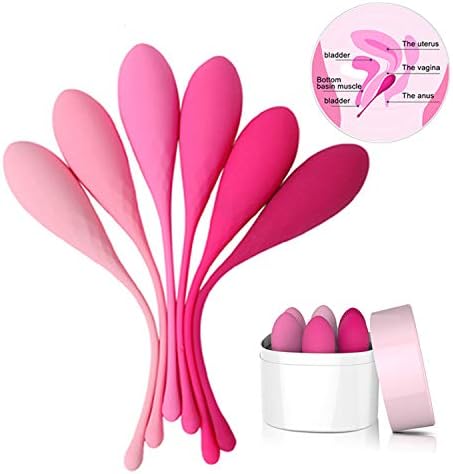 Adult Tôys For Men-6Pcs Silicone Kegel Balls Vagina Ball Vagina Tighting Exercise Machine Vibràtōrs Vagina Geisha Ben Wa Ball Tôys For Women