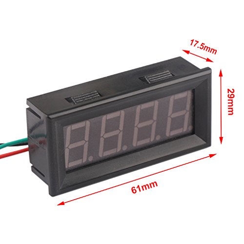 Digital RPM Meter Panel, DROK 0.56" Small Tachometer Gauge 609999 RPM