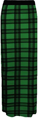 Women Ladies Jersey Long Printed Maxi Gypsy Stretchy Skirt Plus Size