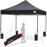 ABCCANOPY Patio Pop Up Canopy Tent 8x16.4 Commercial-Series (Black)