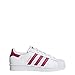 adidas Originals Kids' Superstr Foundation, White/Pink/White, 4 M US Big Kid