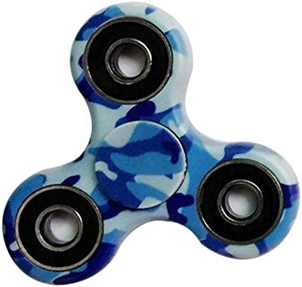 Tri-Spinner Fidget Toy With Premium Hybrid Ceramic Bearing ,Fidget Spinner ,Best Stress Reducer Relieves ADHD ,Anxiety,Boredom and Hand Killing Time (Camo B)