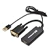 Cable Matters VGA to HDMI Adapter for Monitor and TV (VGA to HDMI Converter) with Audio Support primary