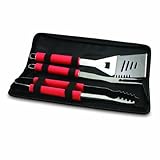 NFL New England Patriots Metro 3-Piece BBQ Tool Set In Carry Case