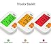 Blood Pressure Monitor Upper Arm Tricolor Backlit, OMK Automatic BP Monitor with Cuff 8.7-15.7in, 2x120 Memories, Irregular Heartbeat Detection, Accurate and Easy to Use, FDA & CE Approved