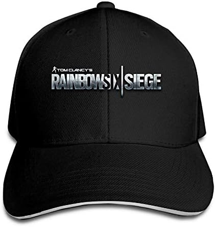 ONECAP Tom Clancy's Rainbow Six Siege Logo Adjustable Snapback Hats Baseball Caps Sandwich Cap