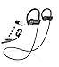 PULSE SG900 Bluetooth Headphones, 2018 Wireless Earbuds for Sports activities, Running, GYM. 8 HOUR Battery, IPX7 Waterproof, Sweatproof, Noise Cancelling Earphones w/ Mic. 1-YEAR WARRANTY (BLACK)