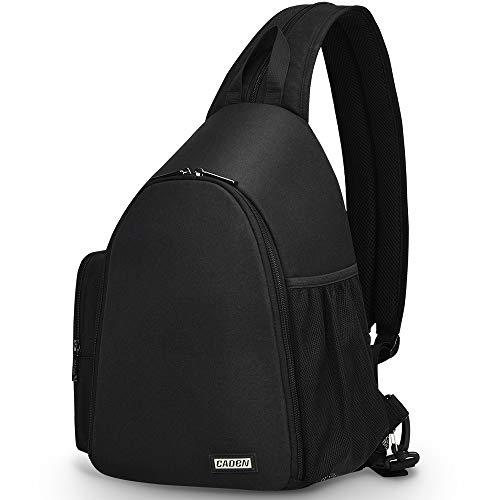 CADeN Camera Bag Sling Backpack, Camera Case Backpack with Tripod Holder for DSLR/SLR Mirrorless