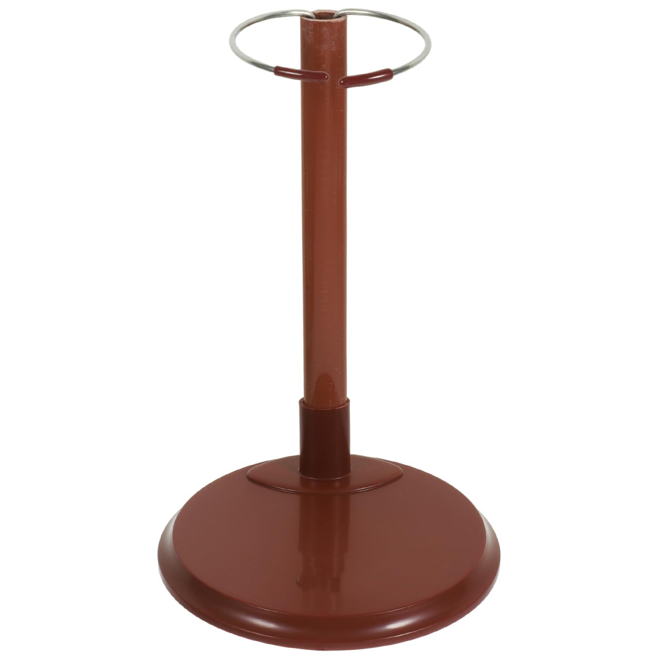 Photo 1 of ibasenice Doll Figures Display Stand - 1pc Doll Stand Practical Bracket Round Base Display Rack Children Toy Rack s Wooden Holder Toy House Supplies
