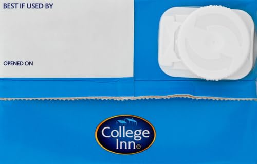 COLLEGE INN 40% LESS SODIUM CHICKEN BROTH, 48 OZ CARTON