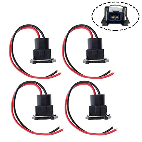 MOTOALL Fuel Injector Connector Plug Clip Pigtail Wiring Harness Wire for TPI LT1 LS1 LS6 RC TRE 4 PACK