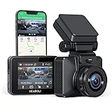 Heaboli 4K Dash Cam with WiFi, Built in GPS and