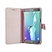 Galaxy S6 Edge Plus Case, ACEABOVE [Kickstand] Samsung Galaxy S6 Edge Plus Wallet Case [Ultra Slim] Premium PU Leather Flip Cover - Flip Case for Samsung Galaxy S6 Edge+ / Plus (2015) - Pink