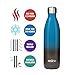 MIRA 25 oz Insulated Water Bottle - Stainless Steel Cola Shape Thermo - Double Wall Hot & Cold Flask (24Hr Cold/12Hr Hot) - Blue Lava