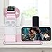 YoFeW Charging Stand for Apple Watch Charger Stand Aluminum Dock Station Compatible for iWatch Apple Watch Series 4/3 / 2/1/ AirPods/iPhone X/XS/XS Ma /8 / 8Plus / 7/7 Plus /6S /6S Plus