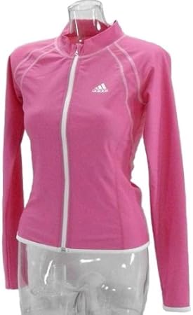 Amazon Adidas アディダス ラッシュガードfzフラッシュlsw スイム レディース インテンスピンク M B0242 4491 Adidas アディダス ラッシュガード