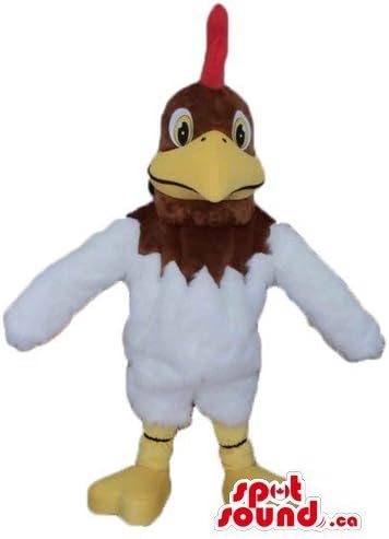 Amazon ブラウンと白巨根鳥spotsoundマスコットカナダコスチュームキャラクター仮装 コスプレ 仮装 通販