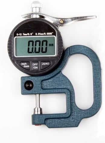 Jian Ya Na Digital Display Leather Cloth Film Thickness Gauge Range 0-10mm Thickness 0.01mm