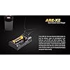 Fenix-ARE-X2-battery-charger-two-Fenix-ARB-L18-2300-18650-batteries-with-EdisonBright-Battery-carry-case-bundle