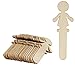 Juvale 100-Pack Wooden People-Shaped Craft Stick Set, 5.8 x 2 x 0.1 Inch DIY Arts, Crafts & Projects Supplies