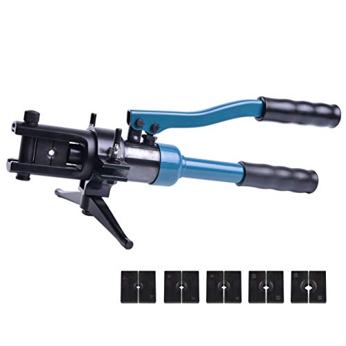 kjxxkj Hydraulic Handle Crimper/Hydraulic Crimping Tool for I/8 to 3/16 Inch Deck Cable Railing Kit/Hardware