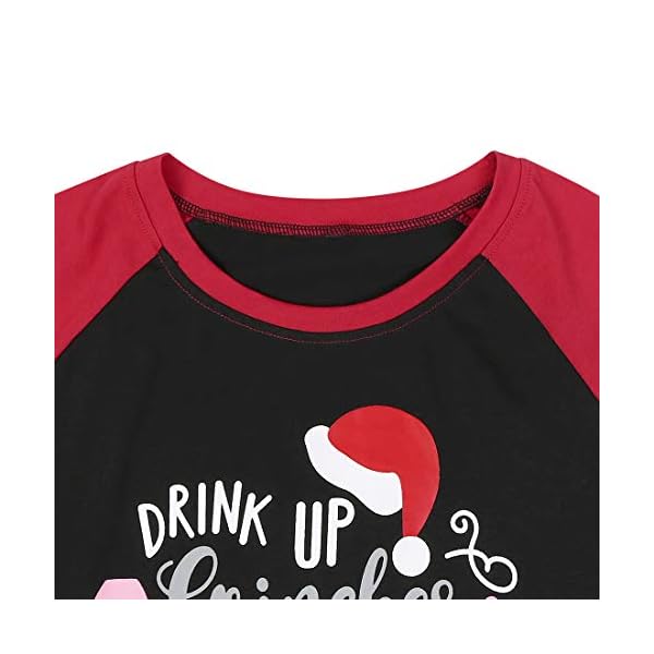 MOUSYA Halloween Dress Shirt Women I Smell Children Print Long Sleeve Tops Color Block Sweatshirt with Pockets - Image 4