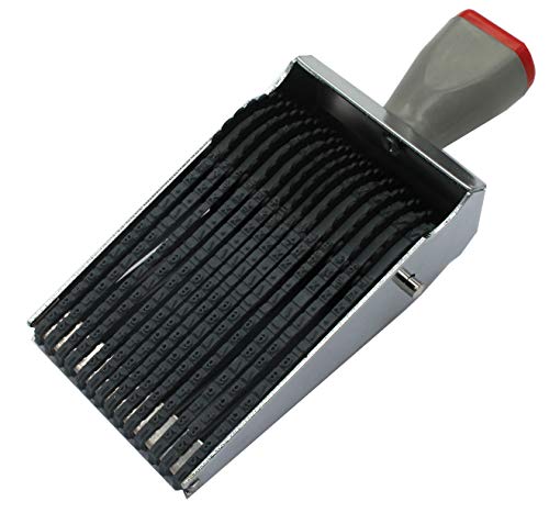 Digit Rubber Number Stamp Production Date Code Coding Plastics Digital Rolling Personalized English Alphabet Symbol DIY Stationery 14 Digits Digital Rolling Stamp