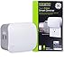 GE Enbrighten Z-Wave Plus Smart Plug Dimmer, 1 Polarized Outlet, Full Light Dimming, Built-in Repeater/Range Extender, Zwave Hub Required, Works with SmartThings Wink and Alexa, 28167, White primary