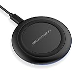 Fast Wireless Charger, Yootech Qi Wireless Charge Charging Pad for Samsung Galaxy Note 8,S8,S8 Plus,S7,S7 Edge,S6 Edge Plus,Note 5 [No AC Adapter][Ultra Slim][Sleep-friendly,Smart Lighting Sensor]