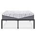 SLEEPLACE 18 Inch High Profile Heavy Duty Steel Slat / Mattress Foundation / Bed Frame, Full