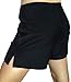 Gabrielle-Aug Women's Solid Black Loose Beach Bottom Swim Board Shorts (FBA)(14 Black)