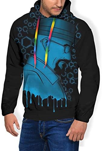 Crystal Chemist Breaking Bad Men's Fashion Sweatshirt Hoodie Hooded Pullover Pockets Plus Velvet