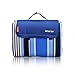 Michael Josh Large Outdoor Picnic Blanket, Water-Resistant Handy Mat Tote, Soft Fleece Material Camping Tote Mat Great for Beach Camping Travelling on Grass Sandproof (Blue, 59
