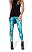 QZUnique Leggings for Women, Halloween Full-Length Printed Legging Footless Elastic Yoga Pants, Regular and Plus Size