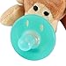 Evedy Baby Pacifier Toy, Washable Funny Animal Pacifier Holder with breathable holes Teething Soother for Newborn, Silicone Nipple Breast Feeder for Infant Toddler Baby Kids