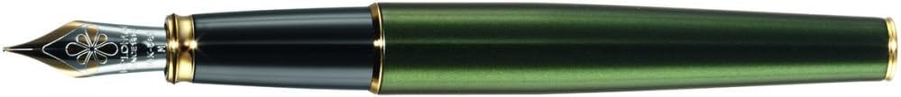 Diplomat Excellence A2 Penna A Sfera Evergreen Con Finitura Cromata, Fabbricata A Mano In Germania, Clip A Molla In Metallo, Confezione Regalo Di Lusso
