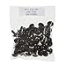 Darice Solid Black Eyes with Washers 18mm 50pcs Buttons