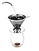 Osaka Stainless Steel Pour Over Coffee Dripper with Double Layered Filter 