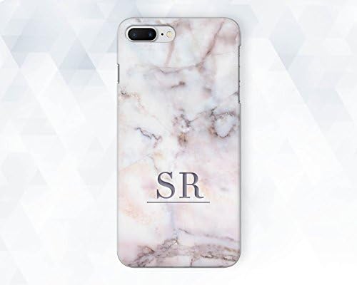 Pink Marble Custom Name Phone Case For iPhone 6 6s Plus 7 8 Plus X 10 Case Cover For Samsung S6 S7 S8 S9 Plus