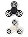 Spintoy Hand Spinner Fidget Toy,Pack of 2 (Black,Grey:Glow in the Dark it's Green)