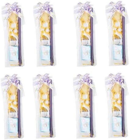 A Little Swag Set of 18 Birthday Party Gifts for Kids Boys Girls -Scale, Pencil, Eraser, Cleaner Brush and Sharpener