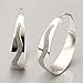 NYKKOLA 925 Sterling Silver Hoop Earrings Set for Women Lightweight Hypoallergenic Chunky Open Hoops Set for Gift Huggie Thick Elegant Jewelry Fashion Earrings Set for Teen Girls