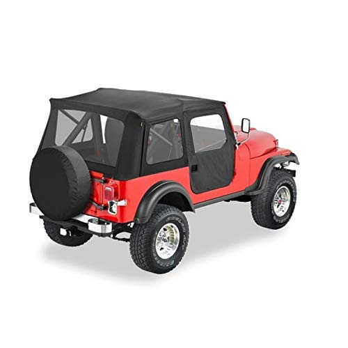 Bestop N/A Supertop Classic - Jeep '76-83 CJ5 (Black Denim; Clear Windows)